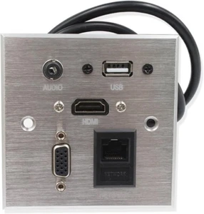 Multimedia information panel outlet, multifunctional socket (USB,hdmi,audio,vga, - Picture 1 of 6