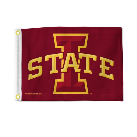 Iowa State Cyclones 12" x 18" Boat Flag Golf Cart Flag Cover