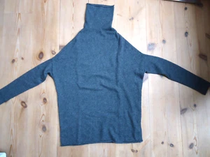 100% Cashmere Rollkragen Pullover Joseph Vince Gr.S/M Grau Mega Weich Neuw. - Bild 1 von 9