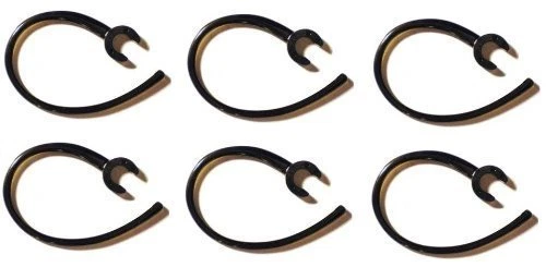 12 Pcs (6-clear/6-black) Earhook Ear Hook Clip Loop Replacement Compatible with: - Image 1 of 1