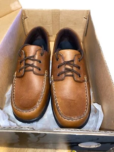 Red Wing Worx Women Size 6WW Brown Leather Lace Up Oxfords Shoes USA Style 6378 - Picture 1 of 8