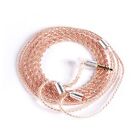 KBEAR 2pin IEM Cable Without Mic 4-Core Pure 2PIN 3.5MM 4860 Pink without Mic