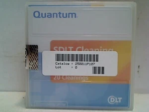 QUANTUM .5 INCH CLEANING CARTRIDGE 20 CLEANINGS SDLT CLEANING - Picture 1 of 3