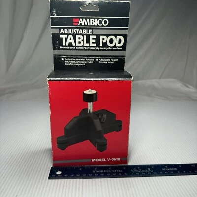 Table Camera Pod Ambico Vintage Camera Mount Tri-pod Equipment V-0618 - Image 1 of 4