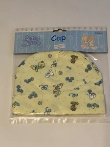 Precious Moments CAPPELLO/CAPPELLO NEONATO 0-3 mo Giallo NUOVO~SPEDIZIONE GRATUITA~ Baby Shower - Foto 1 di 1