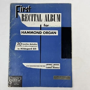 Vintage 1953 erstes Liederalbum für Hammond Orgel Noten Liederbuch 20 Lieder - Bild 1 von 3