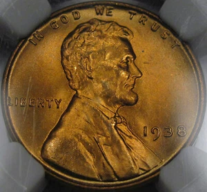 1938 Lincoln Cent NGC MS-67 RD...Beautiful Coin, Amazing Surfaces, Blazing Red!! - Picture 1 of 11