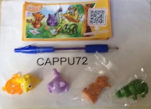 Amigos de La SCUOLA-4 Pcs + 4 Bpz NEUTRE.FF064-065-066-FT028BKinder Sorpresa Ita - Imagen 1 de 1