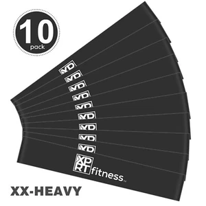 Juego de 10 bandas de ejercicio de bucle de resistencia fitness bandas de entrenamiento con bolsa de transporte - Imagen 1 de 35