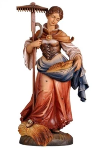 Landfrau, Trachtenskulptur, Holzgeschnitzte Figur Frau - Bild 1 von 1