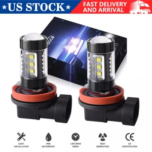 H11 LED Headlight Super Bright Bulbs Conversion Kit 7500K White LOW BEAM 2 Pack - Picture 1 of 8