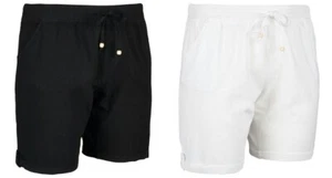 Pantalones cortos de mujer Bermuda pantalones cortos algodón ligero T. 50, 54, 56, 58 S4 - Imagen 1 de 6