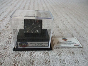 Authentic Piece of Track Indianapolis Motor Speedway 2011 Mounted Memories COA * - Picture 1 of 4