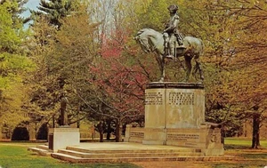 Postal NC: Monumento Gen. Nathanael Greene, Greensboro, Carolina del Norte, sin usar - Imagen 1 de 2
