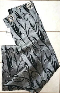 Grommets Curtains Drapery panel size 52" X 96" High Ceiling - Picture 1 of 28