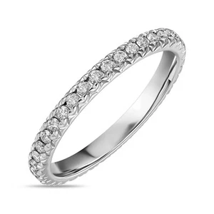 0.46 CT Round Cut !4k White Gold Lab Grown Diamond RIng - Picture 1 of 3