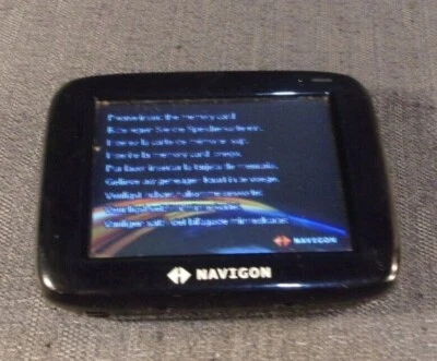 NAVIGON GPS SYSTEM WITH CARRYING CASE WORKING EC 226 - Image 1 of 4