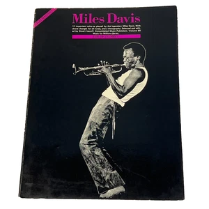 1979 Miles Davis - 11 solos Jazz Masters Song book For BbTrumpet Notenbuch - Picture 1 of 7