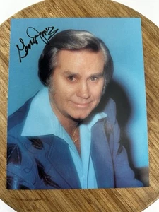 George Jones signed Autogramm 8x10 personalisiert Presse Promo Werbefoto - Bild 1 von 2