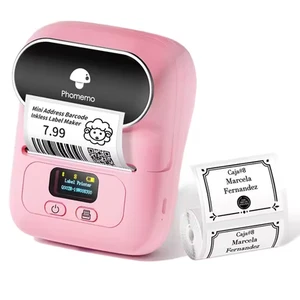 Imprimante d'étiquettes Bluetooth code-barres auto-adhésive mini imprimante thermique Phomemo M110 - Photo 1/23