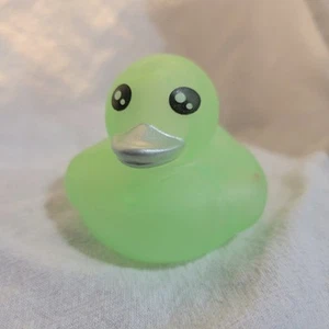 2" See Through Light Green Rubber Duck  - Picture 1 of 7
