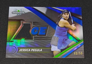 2024 Topps Graphite Ace Relics Blue Jessica Pegula #AR-JPA 40/50 - Picture 1 of 2