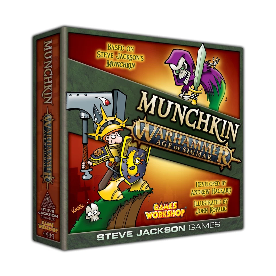 Munchkin Warhammer Age of Sigmar Board Card Game Steve Jackson Games SJG 4484