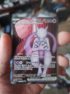 Team Rocket's Mewtwo ex 213/182 Sv10: Destined Rivals Holo NM - Bild 1 von 2