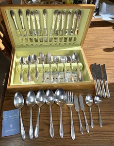 107pc Vintage Deco Community Lady Hamilton Silver Plate Ware Flatware Silverware - Picture 1 of 7