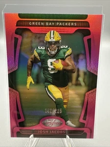 2025 Panini Certified JOSH JACOBS #38 MIRROR PINK /225 Packers - Bild 1 von 2