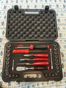 Snap on NEW 233FSMBFR 3/8"dr 33pc METRIC - SAE General Service Foam Set NEW🔥❤️ - Bild 1 von 15