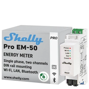 Shelly Pro EM 50A - Smart Energiezähler für präzise Verbrauchsmessung - Bild 1 von 7