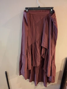 Womens Skirt-RUSTTYDUSTTY-brown pull-on Boho Hippie maxi-3XL - Picture 1 of 5