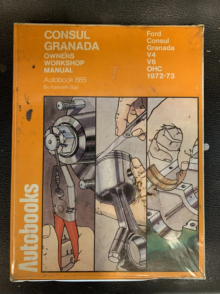 AUTOBOOK 885 CONSUL GRANADA OWNERS WORKSHOP MANUAL 1972-73 - Image 1 of 1