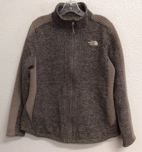 The North Face Indi 2 Jacket Women’s Size Large Beige Outdoor Ribbed Brown - Picture 1 of 11