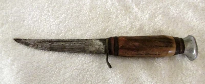 Vintage Edge Mark 460 Fixed Blade Knife Stag Handle Solingen Germany - Image 1 of 4