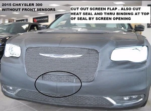 Lebra Front End Mask Cover Bra Fits 2015-2022 Chrysler 300 Without Fr.Sensors - Picture 1 of 1