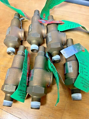 AQUATROL Pressure Relief Safety Valve 69  _ 1/2" X 1/2" 75psi Brass - Image 1 of 4