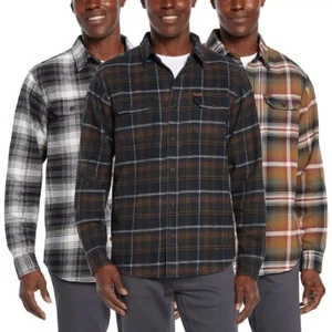 Orvis heavy weight flannel shirt with Hand Warming pockets 3 Colours New - Picture 1 of 47