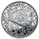 1 Oz Silver Coin Tokelau Tautu Porcupine Fish 2021