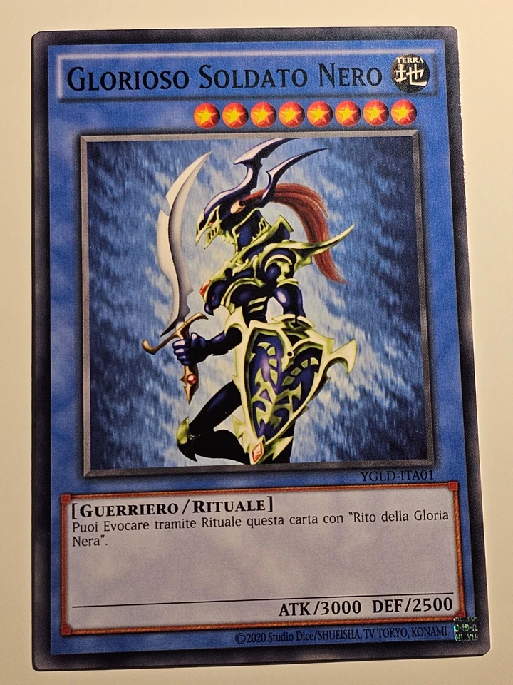 Black Luster Soldier●YUGIOH●YGLD●2015●COMMON●ITALIAN●NM●Y19 - Image 1 of 2
