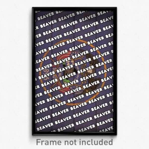 Beaver Utah Poster (UT City Souvenir 11x17 Town Print) - Bild 1 von 1