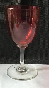Victorian Cranberry Port Sherry Glass - Picture 1 of 9