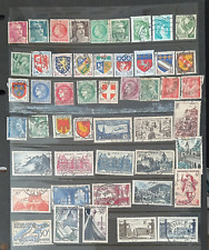 FRANCE 49 USED STAMPS WITH GOOD CANCELS