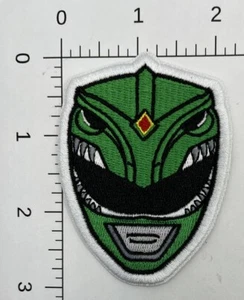 Dragonzord Green Mighty Morphin Power Rangers Tommy weiß Bügelbild Patch # JDF - Bild 1 von 3