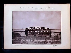 Johan Georg HAMETER Poort 1 in den Spoorwegdam op Feijenoord Photolithographie  - Imagen 1 de 9