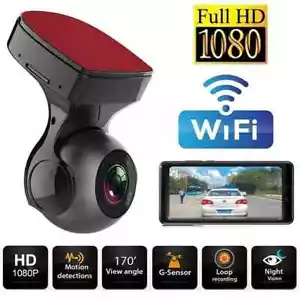 Autokamera Dashcam 1080P WiFi WLAN Kamera Nachtsicht DVR Video Recorder G-Sensor - Bild 1 von 15