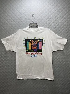 Vintage San Francisco Nite Shirt Mens X Large Luke A Tuke 1992 White NWOT - Picture 1 of 9