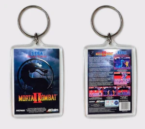 Mortal Kombat II Sega Master System Keyring - Picture 1 of 1
