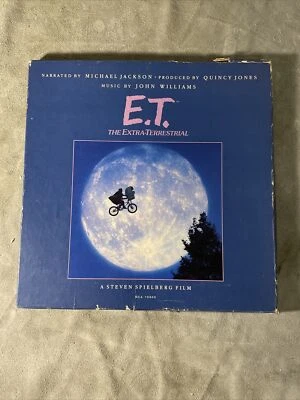 Michael Jackson John Williams E.T. LP USA 1982 MCA-70000 Book Record Vinyl - Image 1 of 4